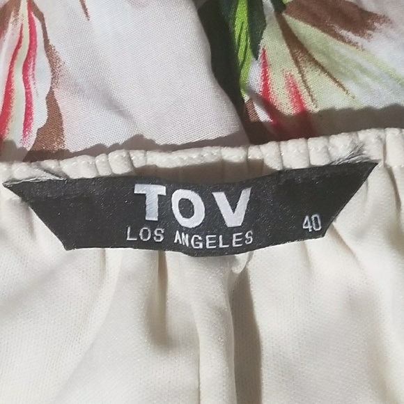 TOV NWOT Printed Halter Jumpsuit - Picture 5 of 5